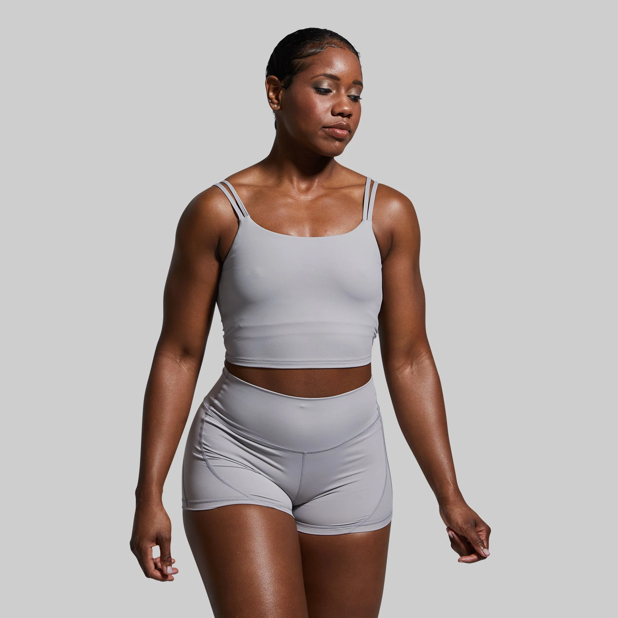 Don't Get It Twisted Sports Bra (Stone) - Image 3