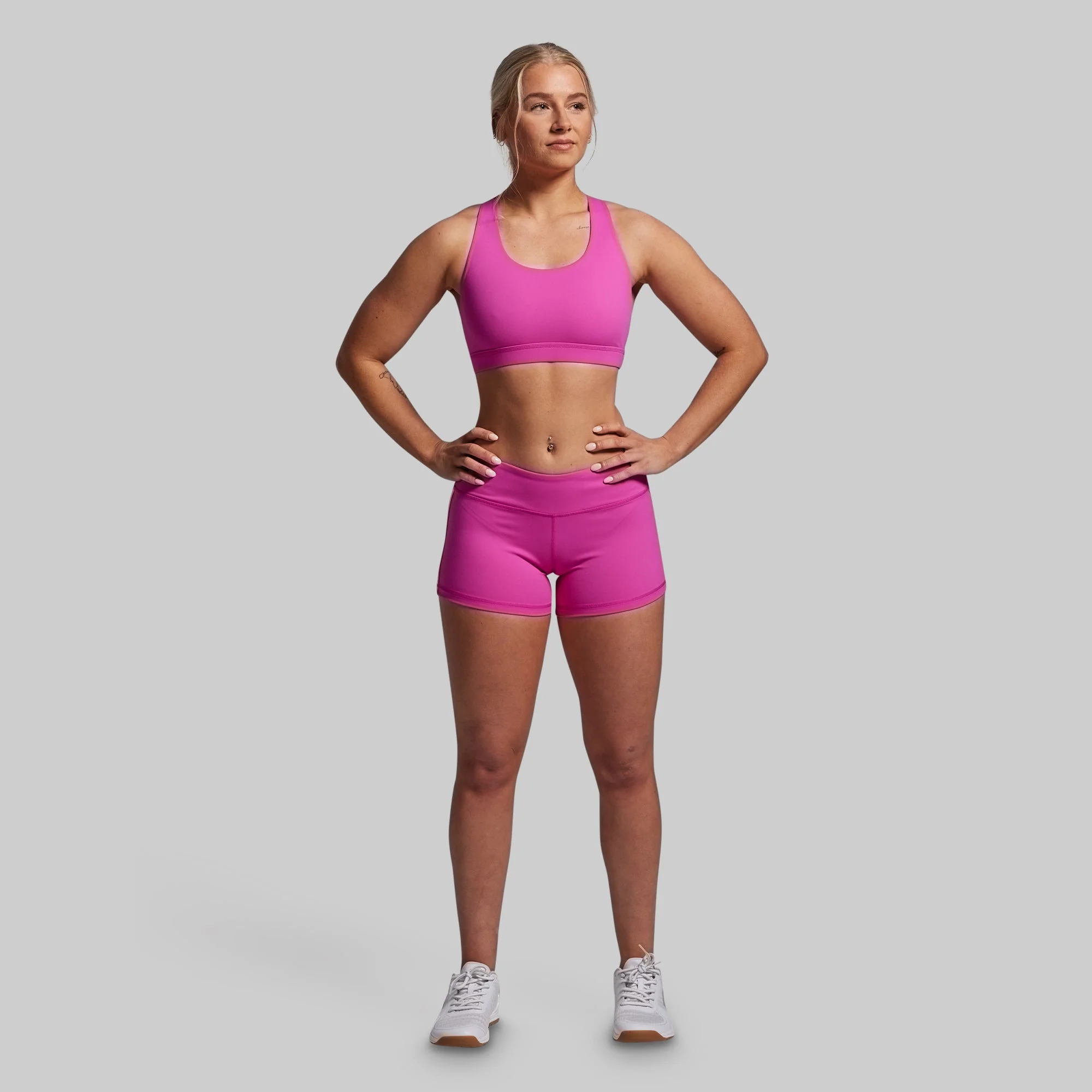 Your Essential Sports Bra (Fuchsia) - Image 4
