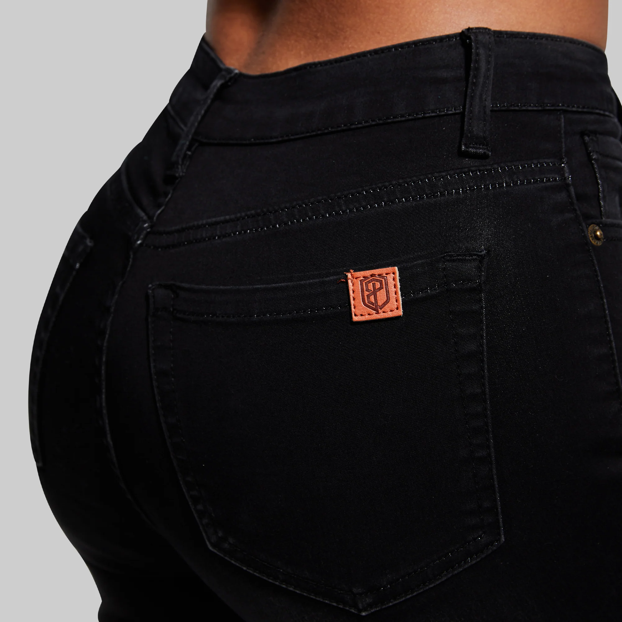 FLEX Stretchy High-Rise Skinny Jean (Black) - Image 6