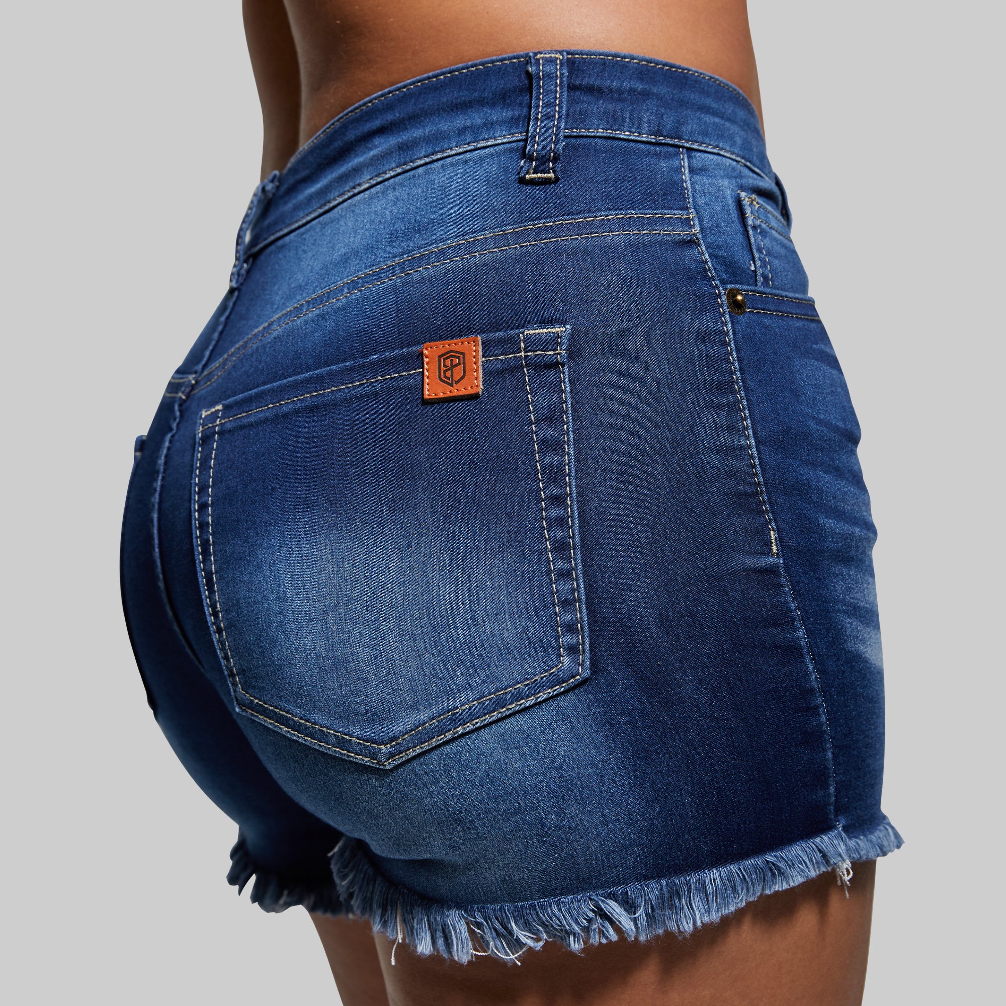 FLEX Stretchy Jean Short (Dark Wash) - Image 5