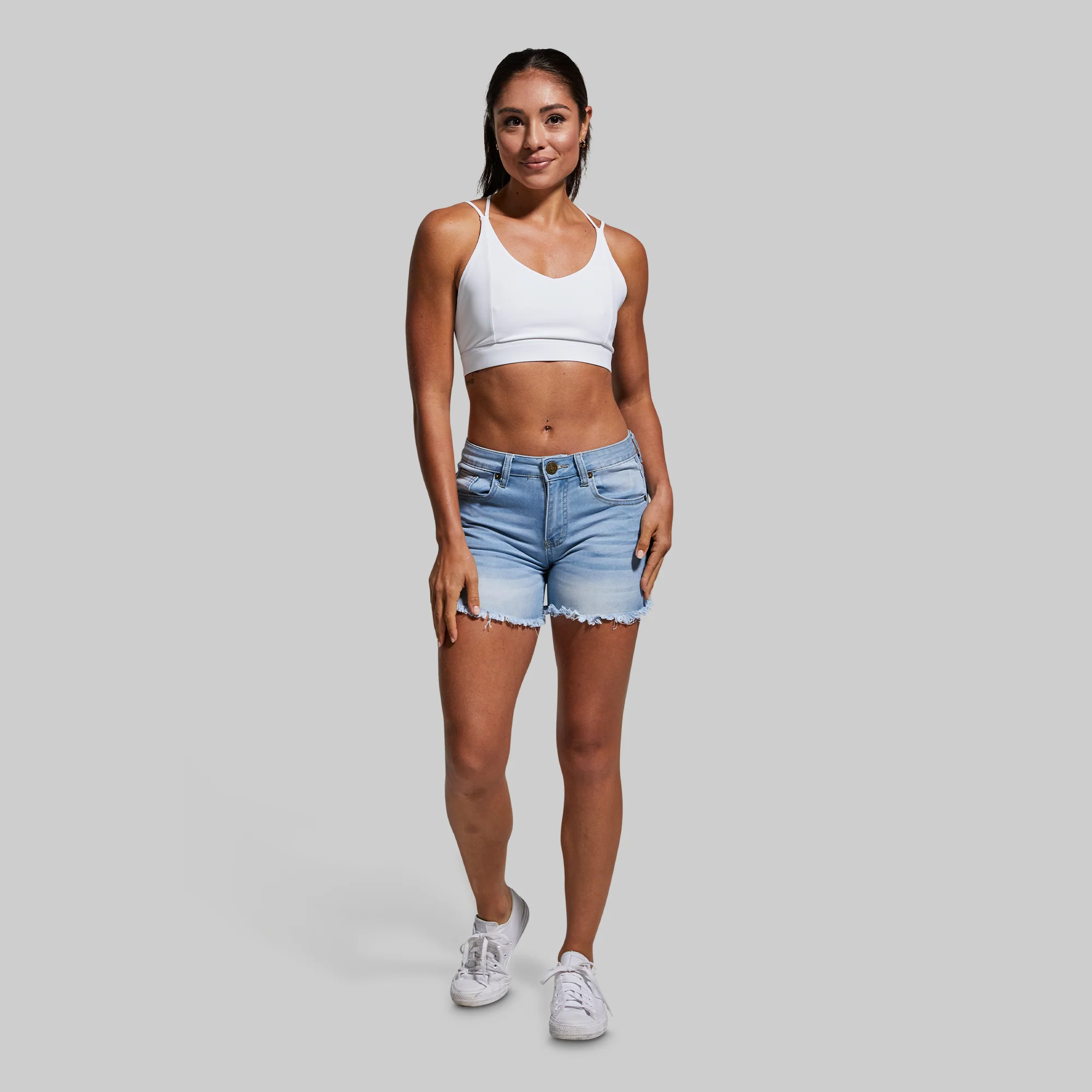 FLEX Stretchy Jean Short (Light Wash) - Image 6