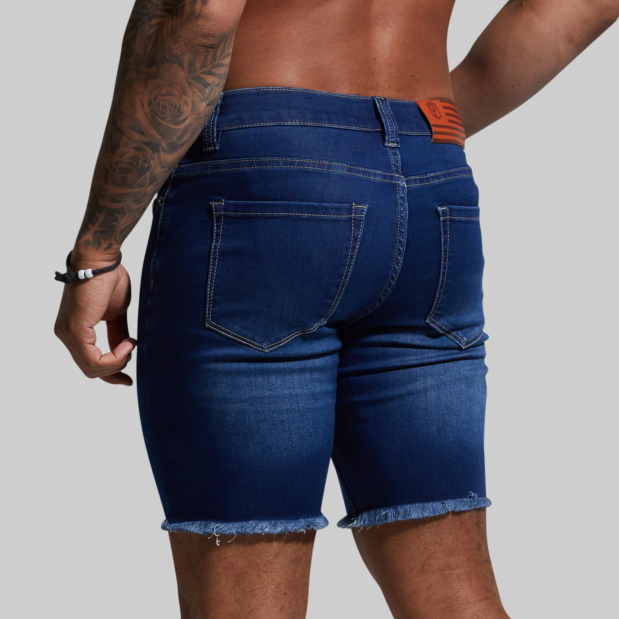 FLEX Stretchy Jort 7" (Dark Wash) - Image 4