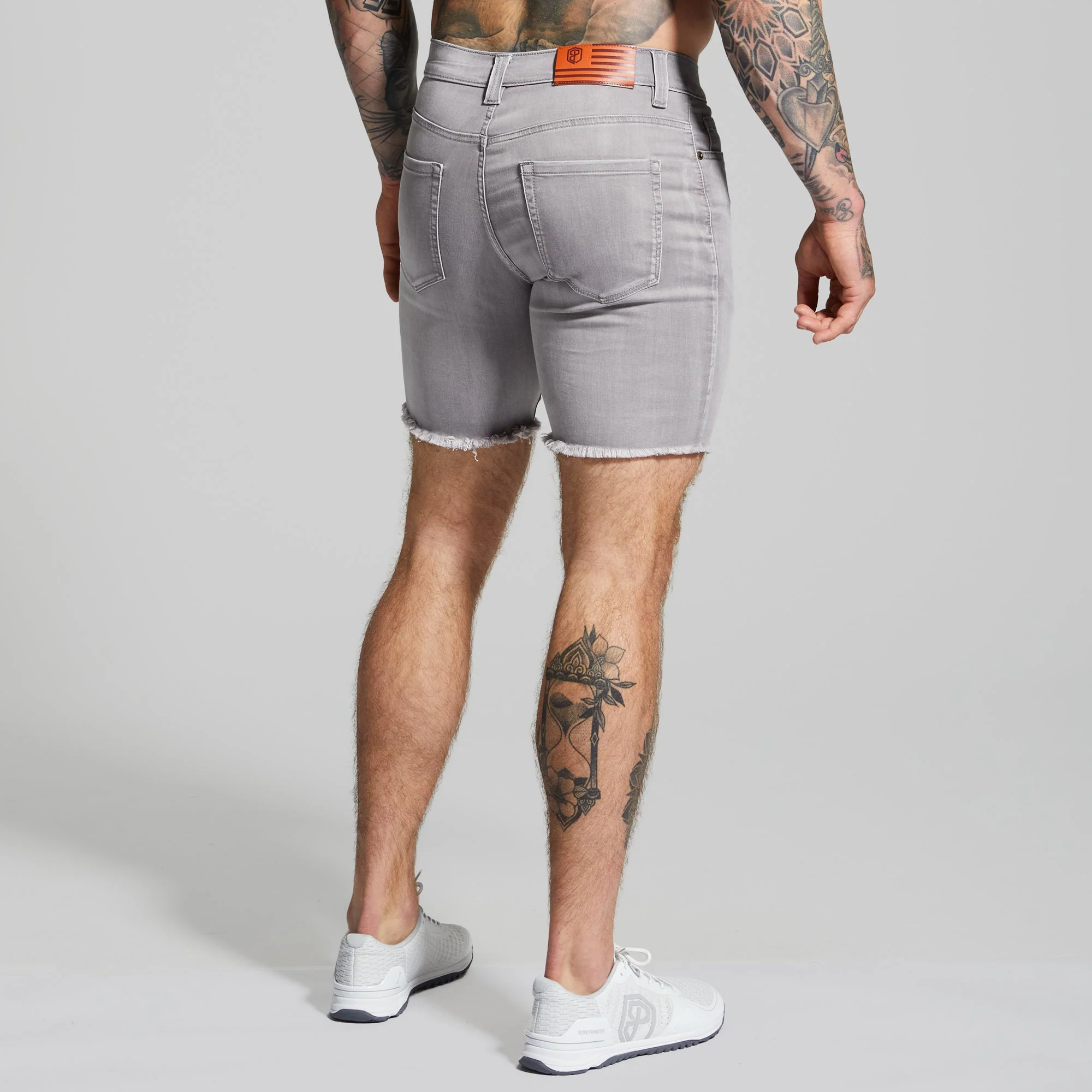 FLEX Stretchy Jort 7" (Grey) - Image 6