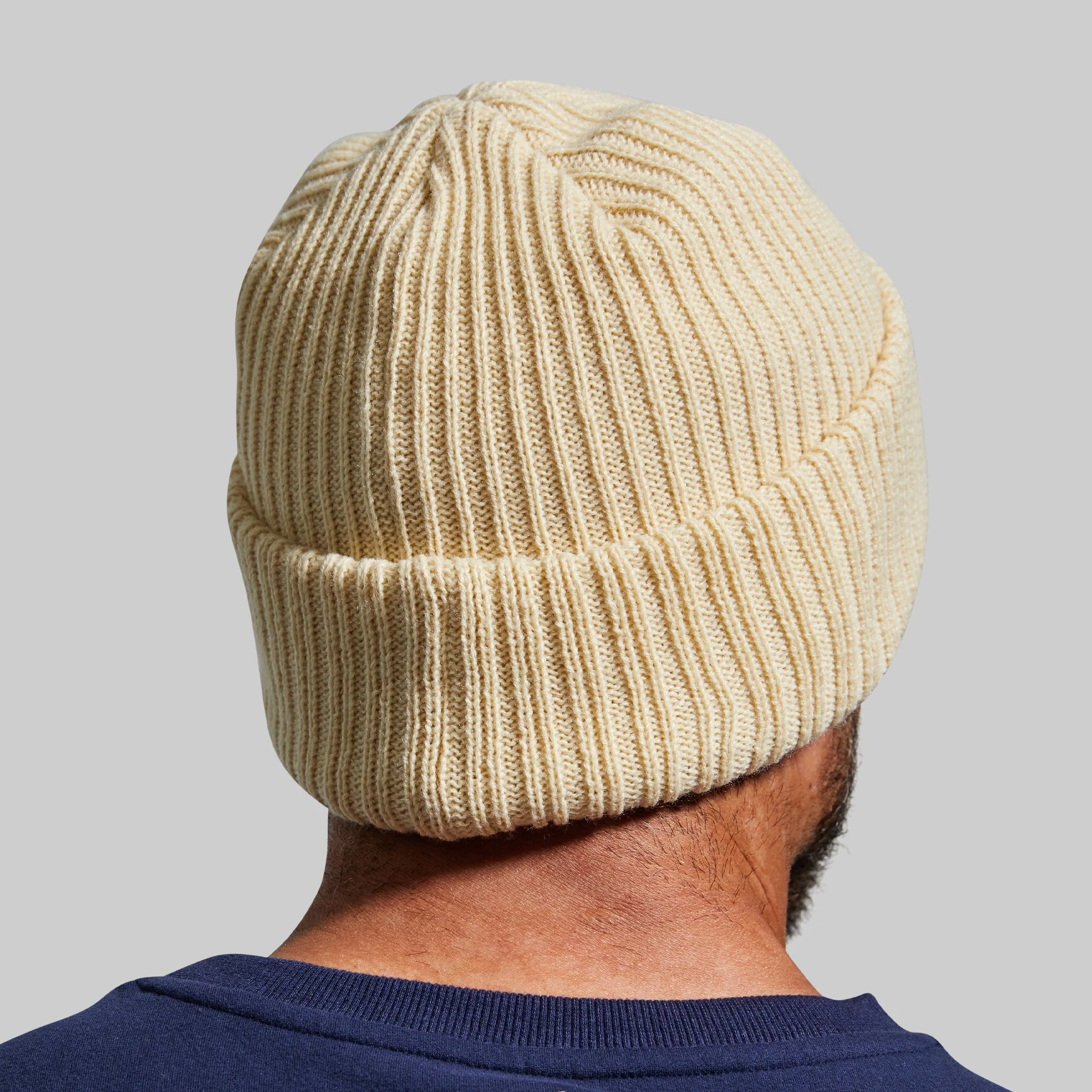 Heritage Knit Beanie (Oatmeal) - Image 3