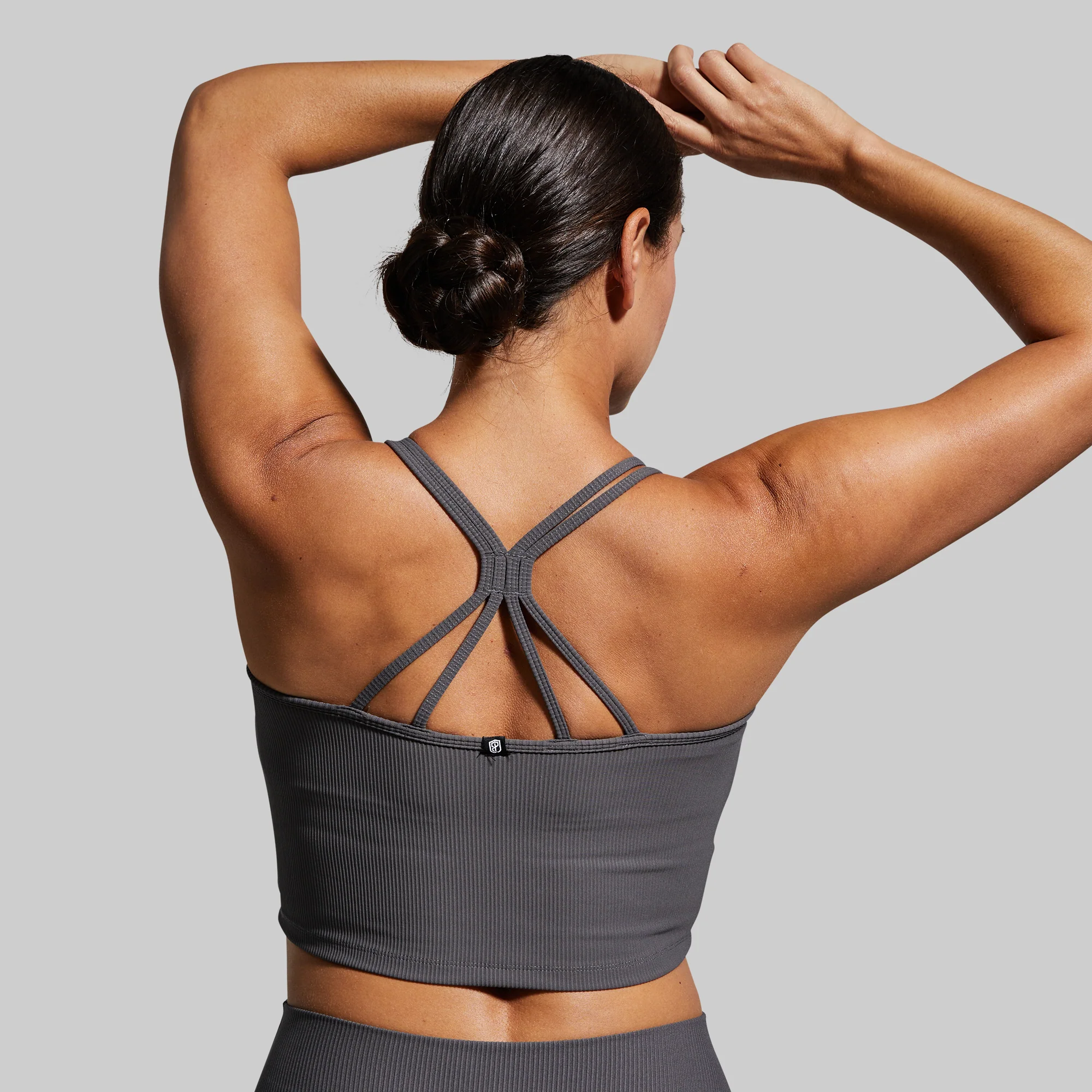 Limitless Sports Bra (Dark Grey) - Image 3