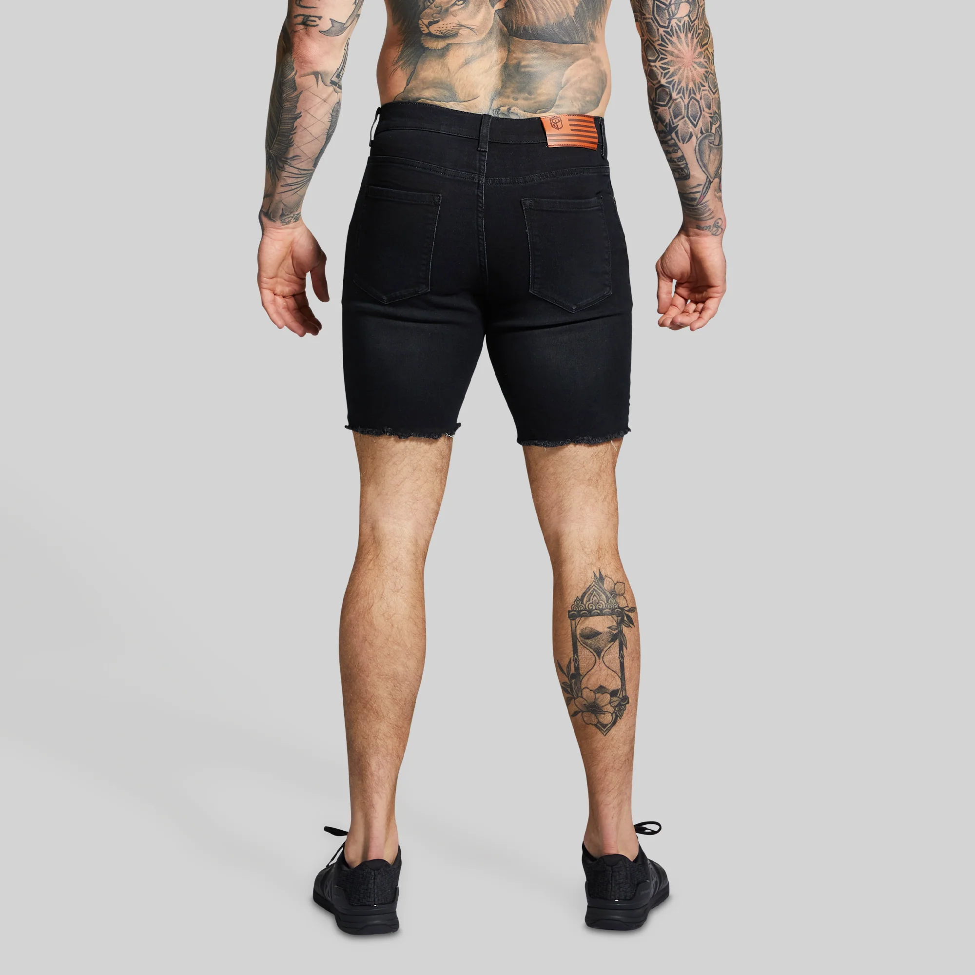 FLEX Stretchy Jort 7" (Black) - Image 3