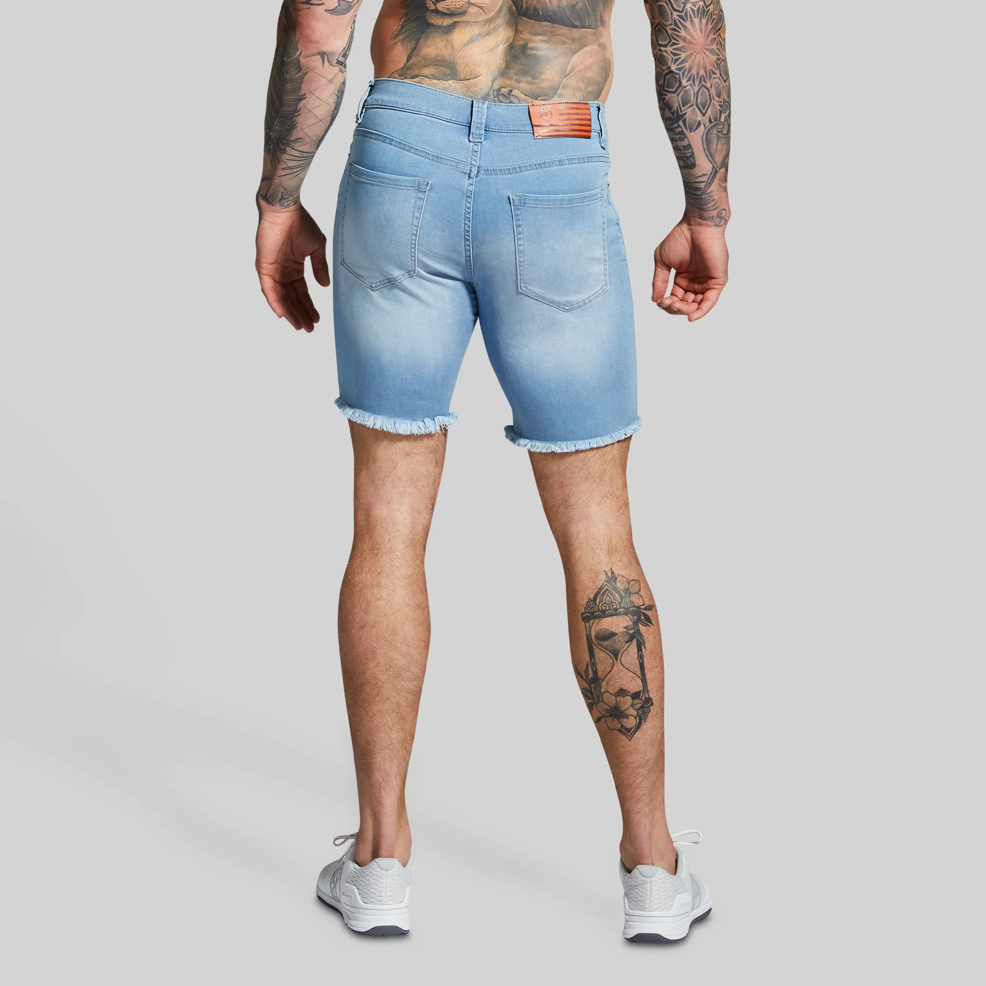 FLEX Stretchy Jort 7" (Light Wash) - Image 4
