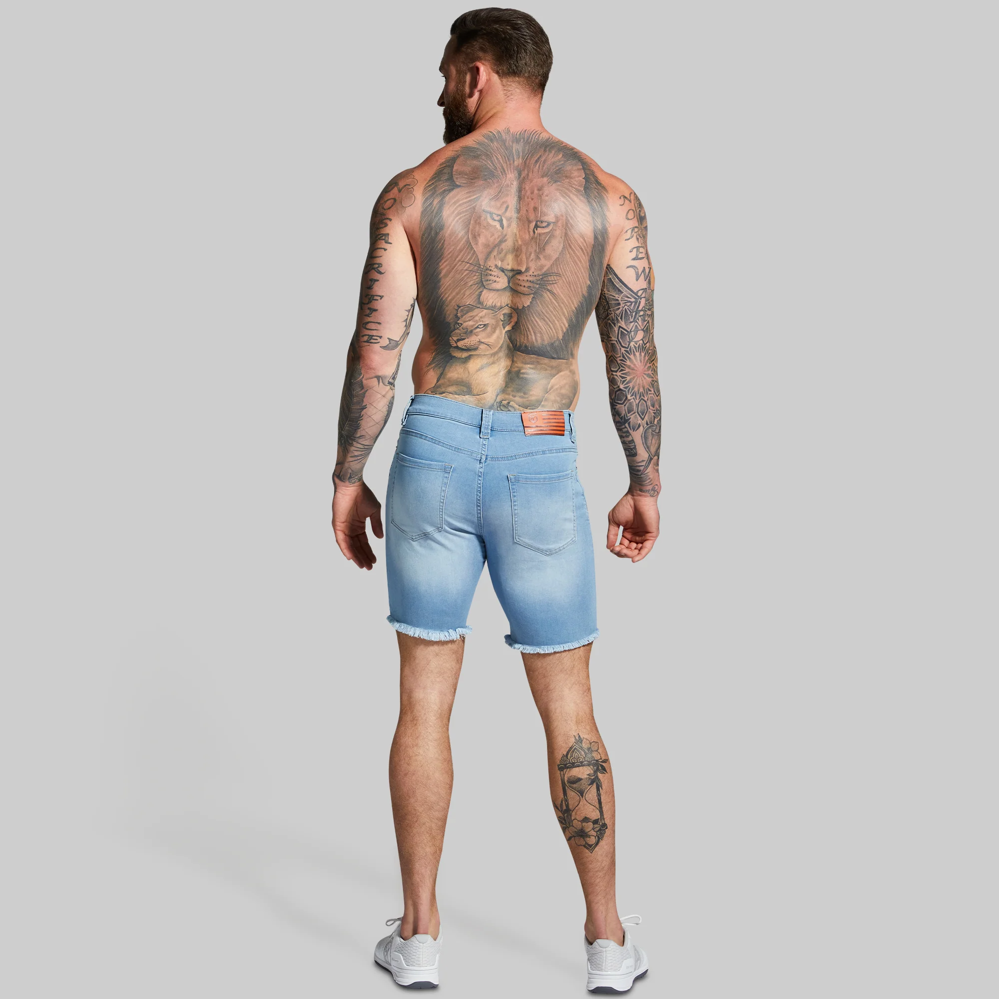 FLEX Stretchy Jort 7" (Light Wash) - Image 7