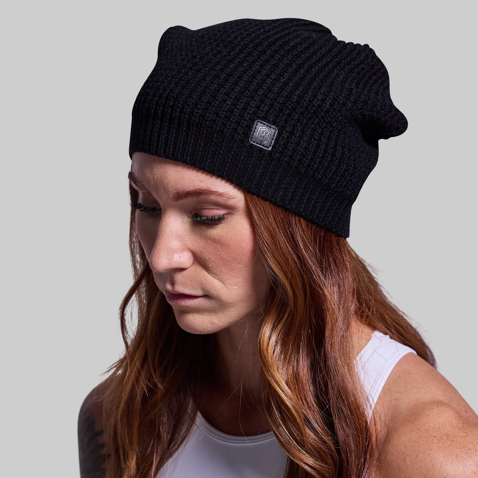 Primitive Waffle Knit Beanie (Black) - Image 3