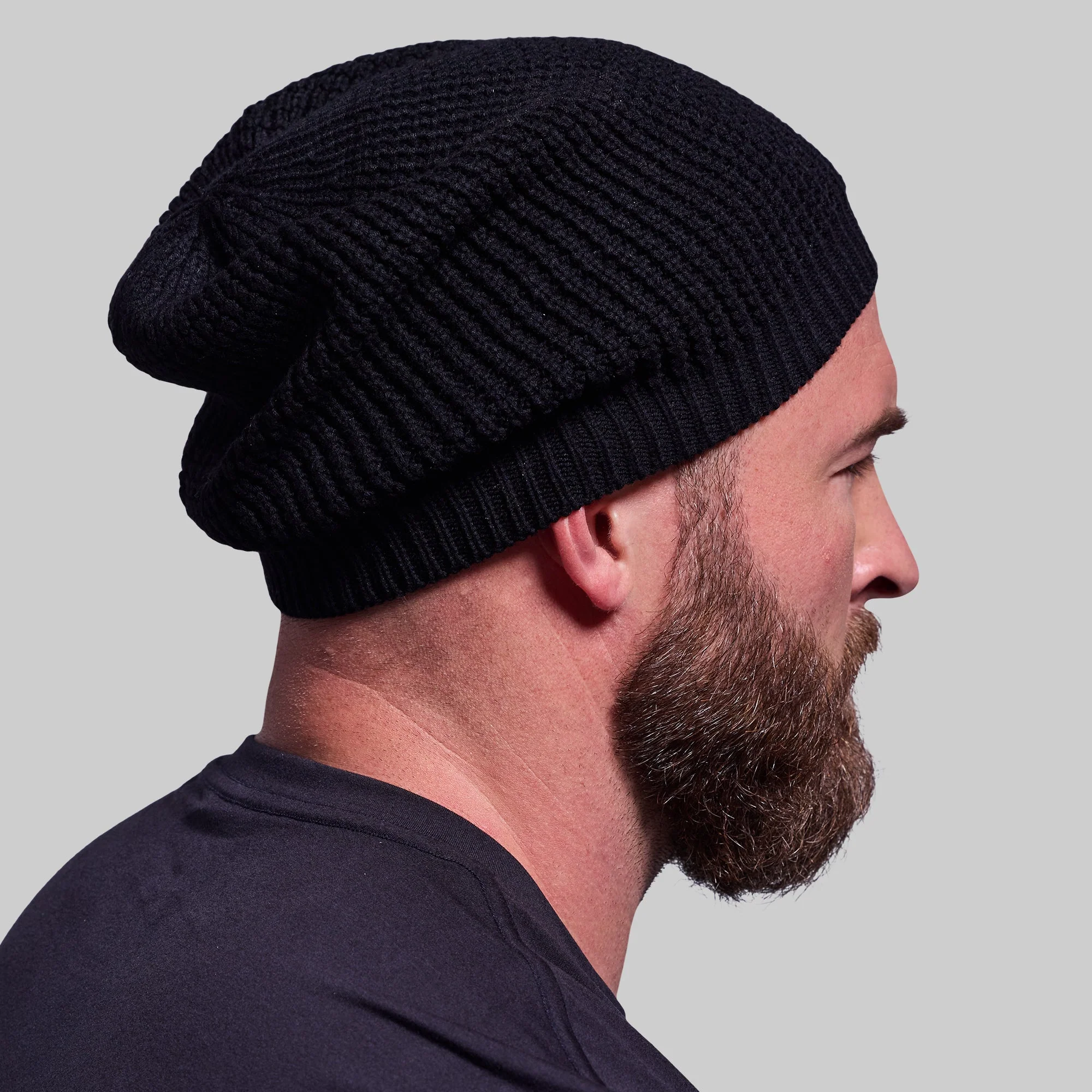 Primitive Waffle Knit Beanie (Black) - Image 5