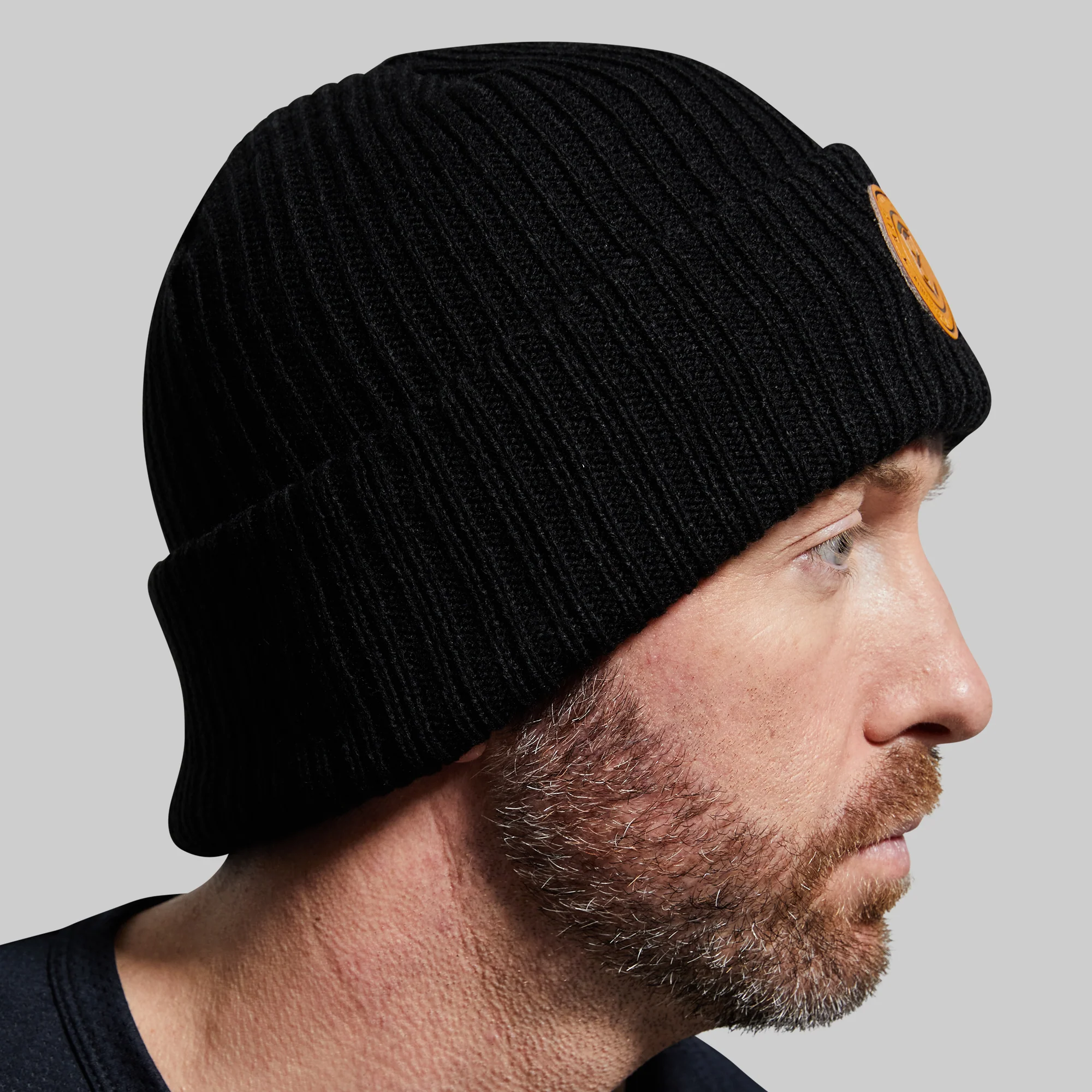 Heritage Knit Beanie (Black) - Image 3