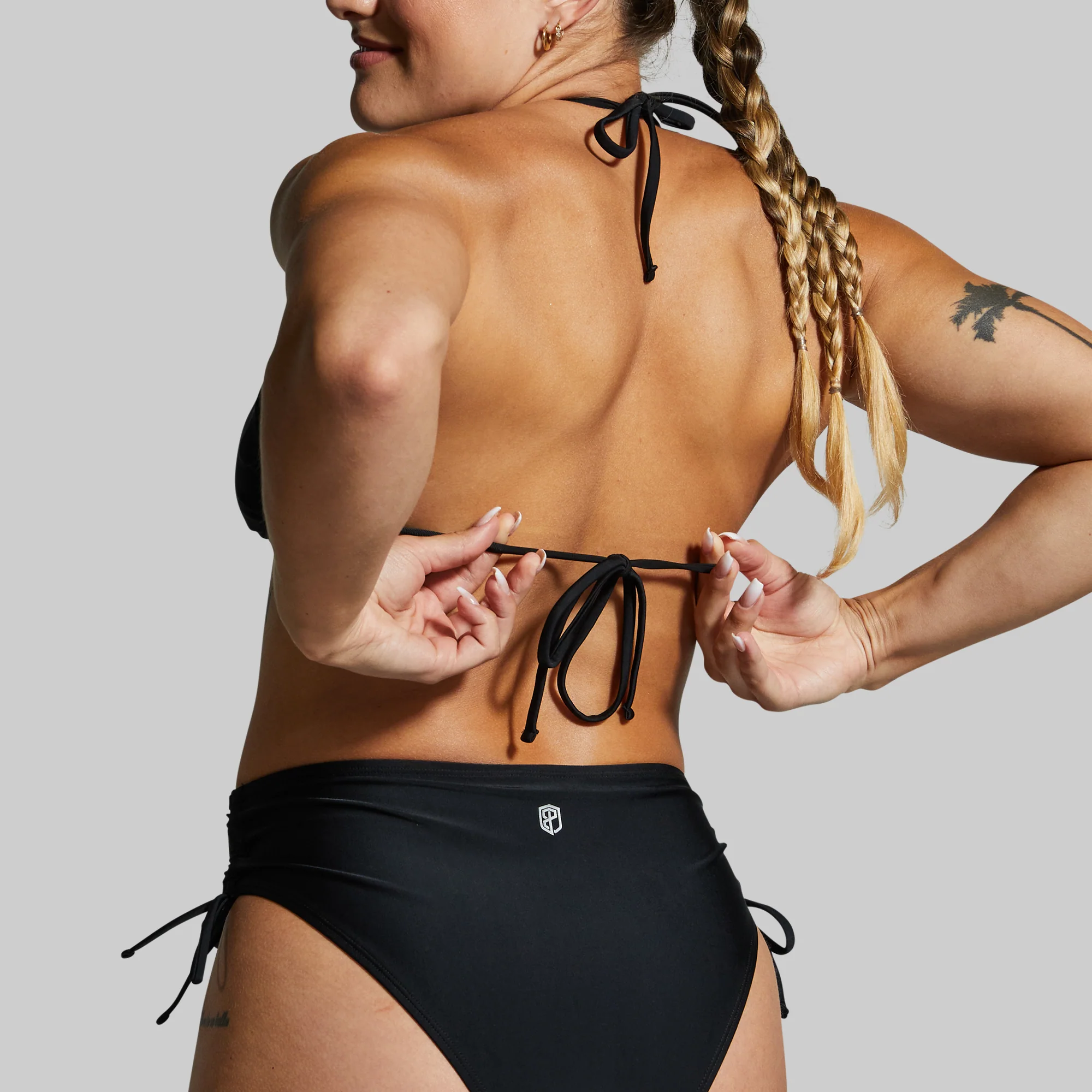 Triangle Bikini Top (Black) - Image 4