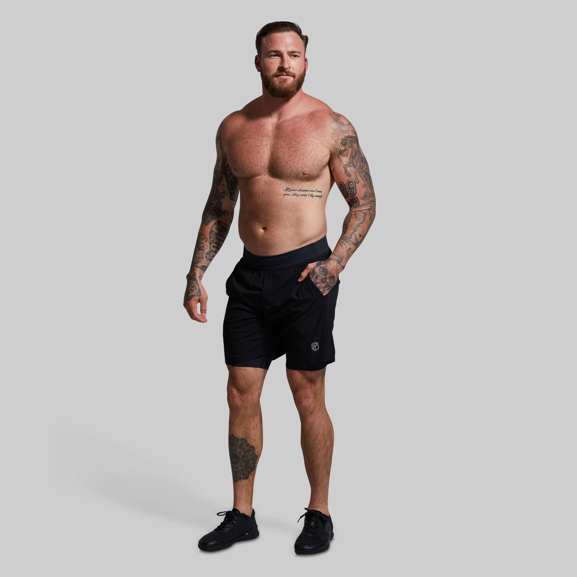 Versatile Short w/ Compression 9" (Black) - Image 7